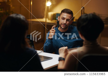 Late Night Meeting Late Night Meeting 115633965