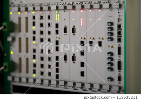 fiber optic telecommunication modular equipment 115635211