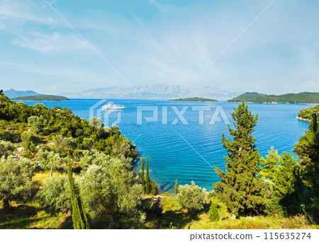 Lefkada coast summer landscape (Greece) Lefkada coast summer landscape (Greece) 115635274