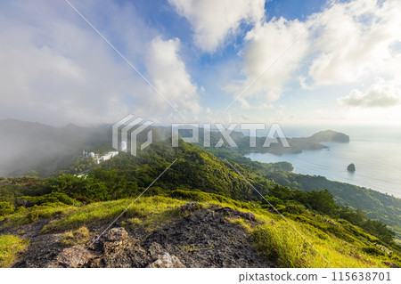 小笠原群島、父島，從笠山觀景台欣賞壯麗的景色 115638701