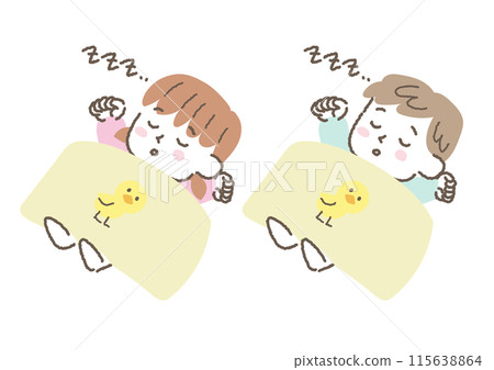 孩子午睡的插圖 115638864