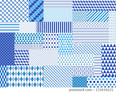 幾何圖案拼湊而成的背景 幾何圖案拼湊而成的背景 115639225