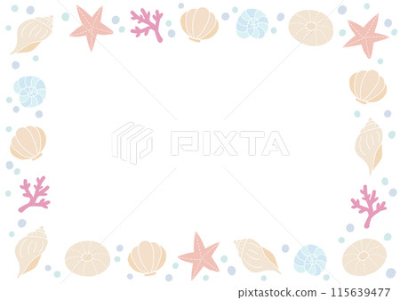 Seashell frame 115639477