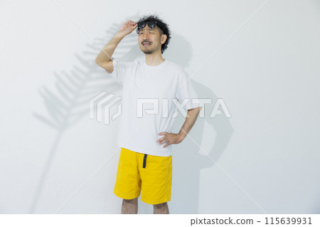 Man wearing sunglasses Man wearing sunglasses 115639931