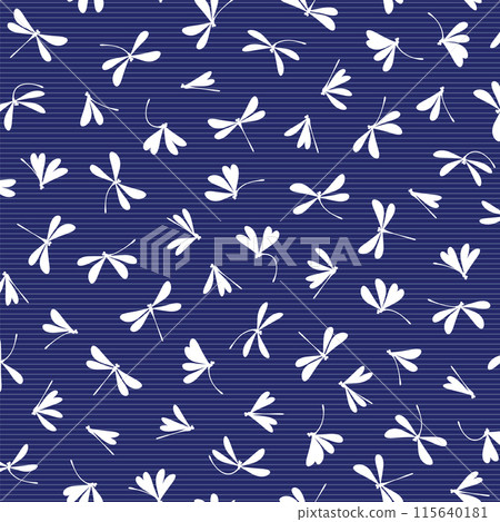 可用作背景紡織品的蜻蜓圖案， 115640181