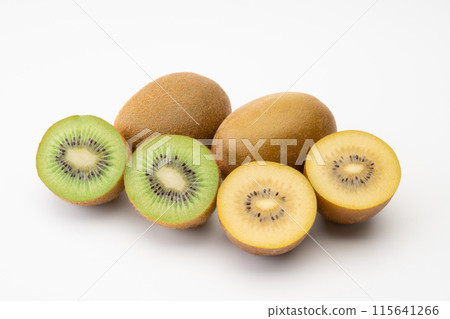 Green kiwi and gold kiwi Green kiwi and gold kiwi 115641266