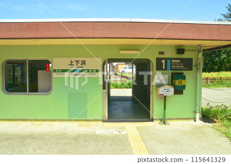 從JR東日本信越本線直江津站至柏崎站的車窗所看到的景色（2022年夏季） 115641329