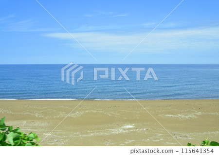 View from the train window from Naoetsu Station to Kashiwazaki Station on the JR East Shinetsu Main Line (Summer 2022) View from the train window from Naoetsu Station to Kashiwazaki Station on the JR East Shinetsu Main Line (Summer 2022) 115641354