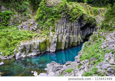 高千穗峽谷的柱狀關節 高千穗峽谷的柱狀關節 115641499