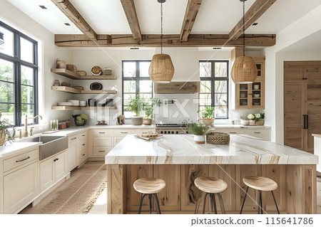 明亮而現代的廚房 14 張 AI 生成的圖像 明亮而現代的廚房 14 張 AI 生成的圖像 115641786