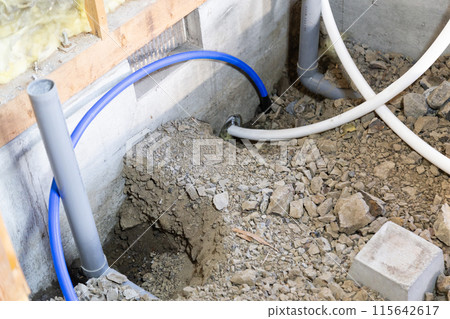 Under floor piping 115642617