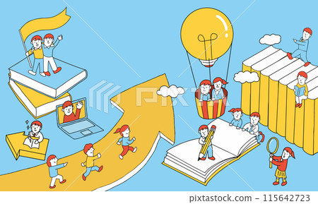 充滿學習動力的孩子 小學生、國中生、高中生 學習動力 成績提高 115642723