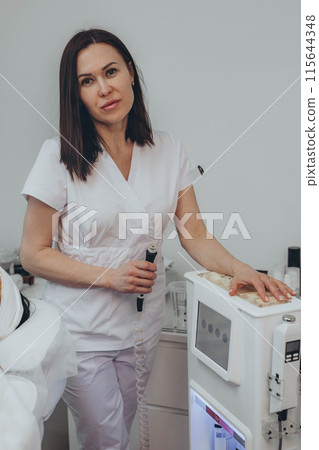 Experience the ultimate skincare treatment with HydraFacial. This rejuvenating procedure cleanses, extracts, and hydrates, leaving your skin refreshed and radiant.  115644348