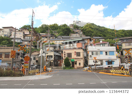 廣島縣旅遊勝地尾道的復古街景 115644372