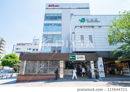 JR巢鴨車站前的「東京」風景 豐島區 JR巢鴨車站前的「東京」風景 豐島區 115644723