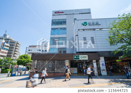 JR巢鴨車站前的「東京」風景 豐島區 JR巢鴨車站前的「東京」風景 豐島區 115644725
