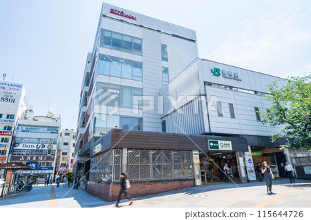 JR巢鴨車站前的「東京」風景 豐島區 JR巢鴨車站前的「東京」風景 豐島區 115644726
