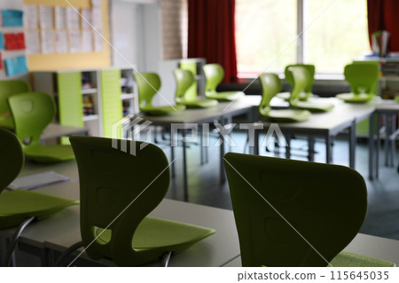 school classroom interior in germany 115645035