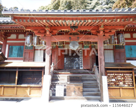 The main hall of Matsuo-ji Temple on Mount Fudaraku 115646027