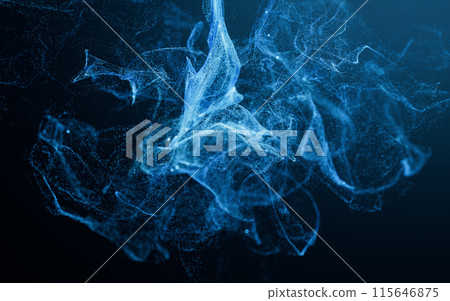 vibrant, acrylic, fluid 115646875