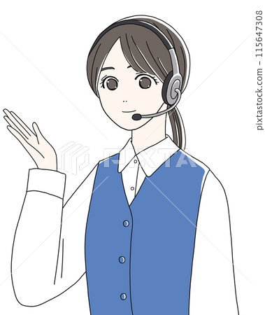 呼叫中心女士解釋 115647308