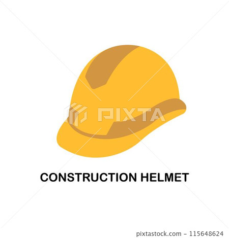 Construction Helmet icon. Simple element from construction collection. Creative Construction Helmet icon for web design, templates, infographics and more Construction Helmet icon. Simple element from construction collection. Creative Construction Helmet icon for web design, templates, infographics and more 115648624