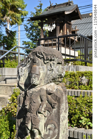 Walking around Konosu-juku on the Nakasendo road: Ningyo Hachiman Shrine, Konosu City Ningyo 115648644