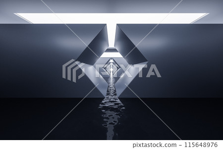 waves, glow, dark 115648976
