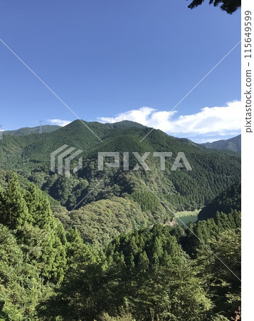A view from the top of the mountain 115649599