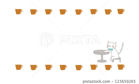 (Background frame) Cat Cafe 115650265