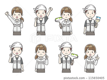 Clip art of person by occupation 88 115650405