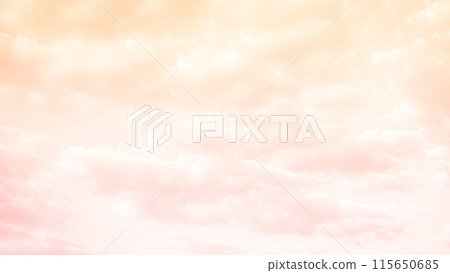Pastel Sky Gradient Abstract Background Cloud Sunset Red yellow Pink Pastel Beautiful Light Texture Coudy Morning Sun Bright Fantasy Summer Sunlight colorful Landscape Nature Weather Scene Dream. 115650685