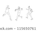 vector, vectors, walking 115650761