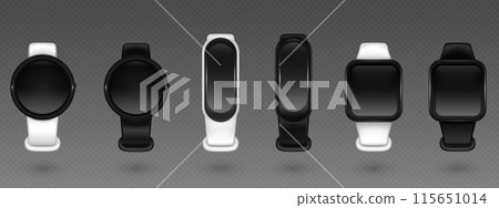 Smartwatch and fitness tracker bracelet. 115651014