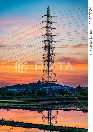 小牧山城日出時的景色 115651244