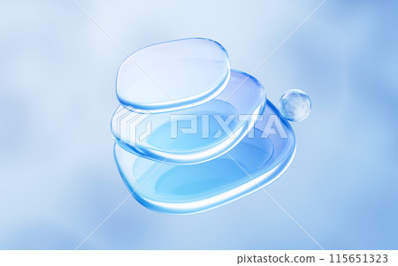 Abstract glass geometries background, 3d Abstract glass geometries background, 3d 115651323
