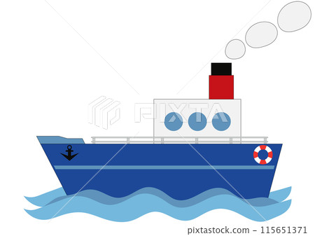 簡約可愛的“藍船” 115651371