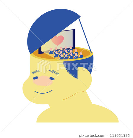 一張幸福的臉,心裡有幸福、幸福的回憶 一張幸福的臉,心裡有幸福、幸福的回憶 115651525