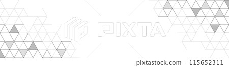 Abstract geometric background with triangle shape pattern 115652311