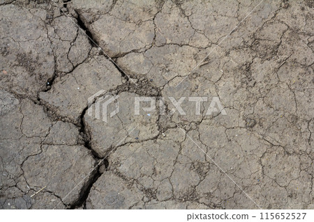 Wall texture soil dry crack pattern of drought lack of water of nature brown old broken background Wall texture soil dry crack pattern of drought lack of water of nature brown old broken background 115652527