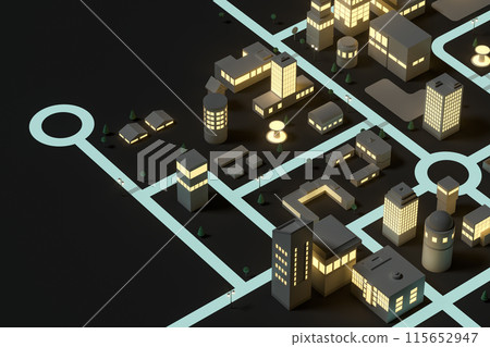 traffic, retrowave, illuminated 115652947