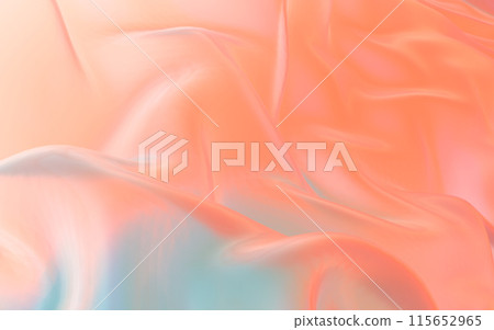 Flowing cloth, multicolored wave silk, 3d 115652965