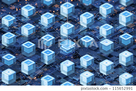 Circuit and materials, science and technology, 3d Circuit and materials, science and technology, 3d 115652991