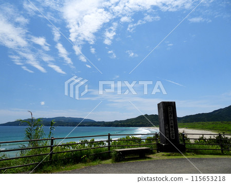 隱岐海岸的美麗海灘 115653218