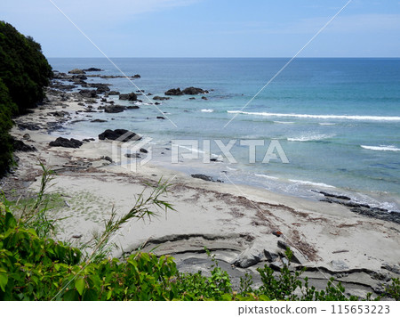 隱岐海岸的美麗海灘 115653223