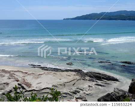 隱岐海岸的美麗海灘 115653224