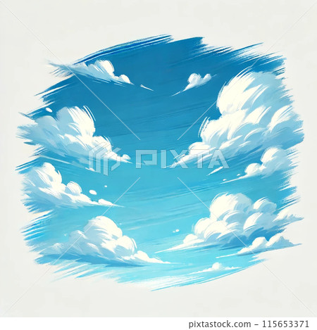 Summer sky illustration 115653371