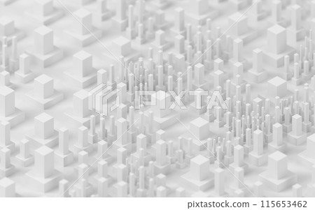 Technological cubes with white background, 3d Technological cubes with white background, 3d 115653462