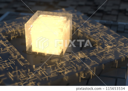 cyberspace, future, glowing 115653534