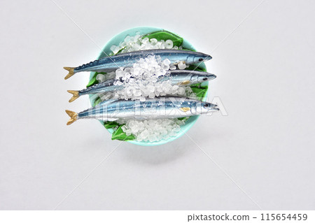 秋味秋刀魚、烤魚、煙燻、七環、木炭、鐵絲網 秋味秋刀魚、烤魚、煙燻、七環、木炭、鐵絲網 115654459